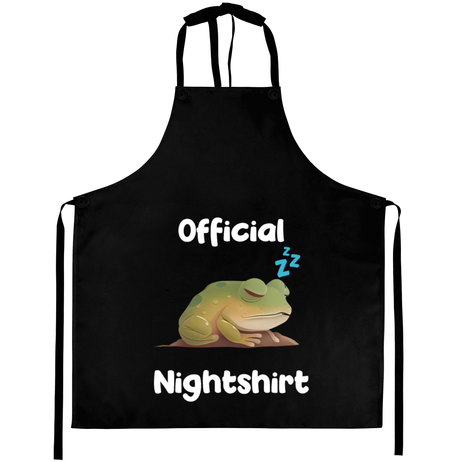 Cute Frog Sleepshirt Nightwear Nightshirt Sleep Aprons