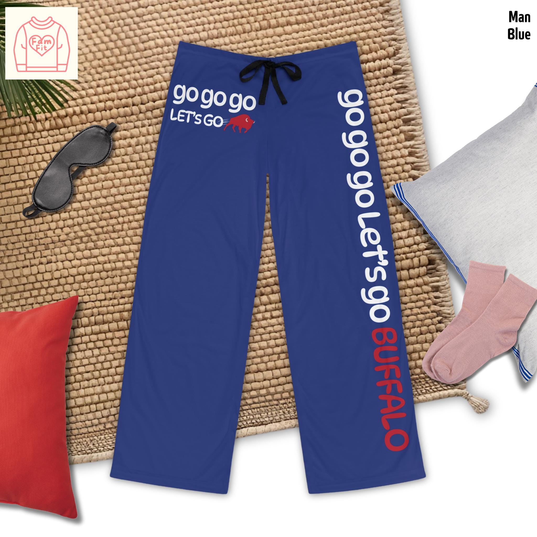 Let's Go Buffalo Pajama Plants, Buffalo Pajamas Men, Buffalo Pajamas Woman, Bill Pajamas Fan Gift, Buffalo Pajamas Gift, Cute Pajamas Pants