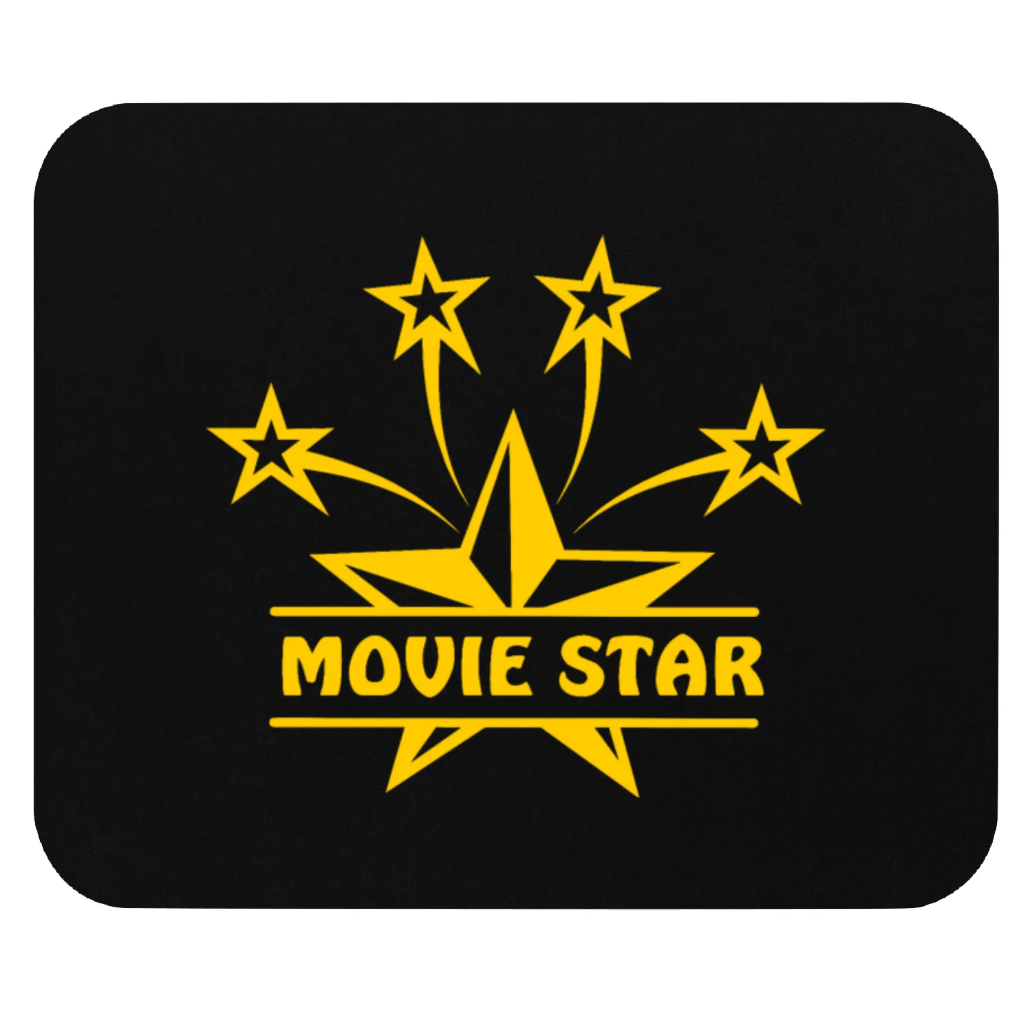 Moviestar gold-colored Mouse Pads