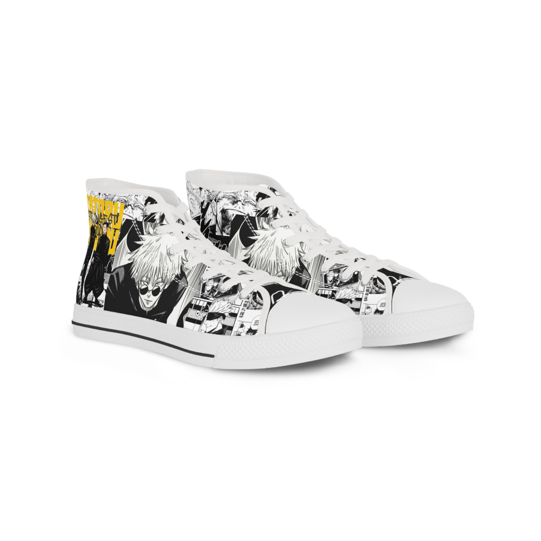 JJK Best Friends Anime Manga Panel Men's High Top Sneakers