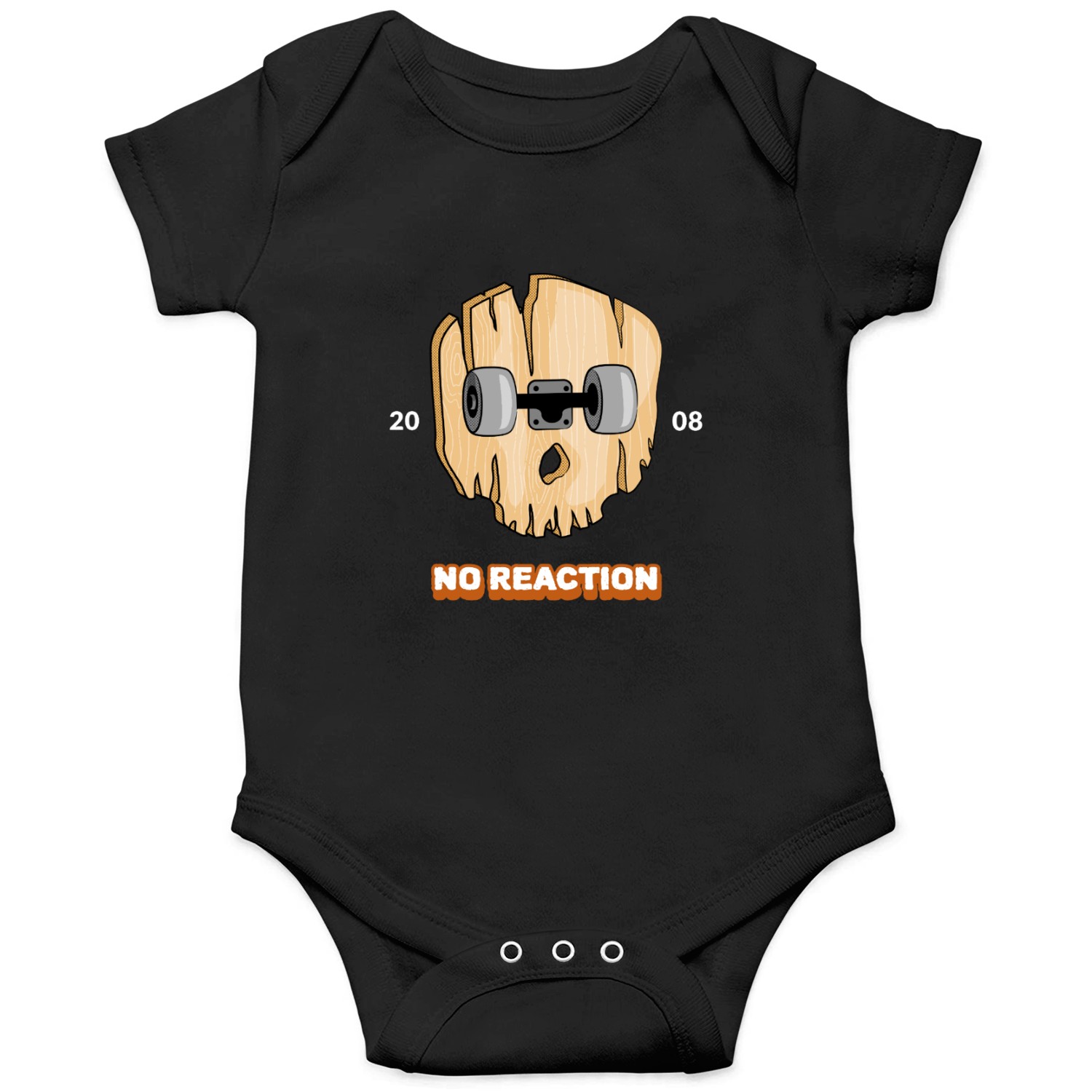 NO REACTION Skateboarder Onesies