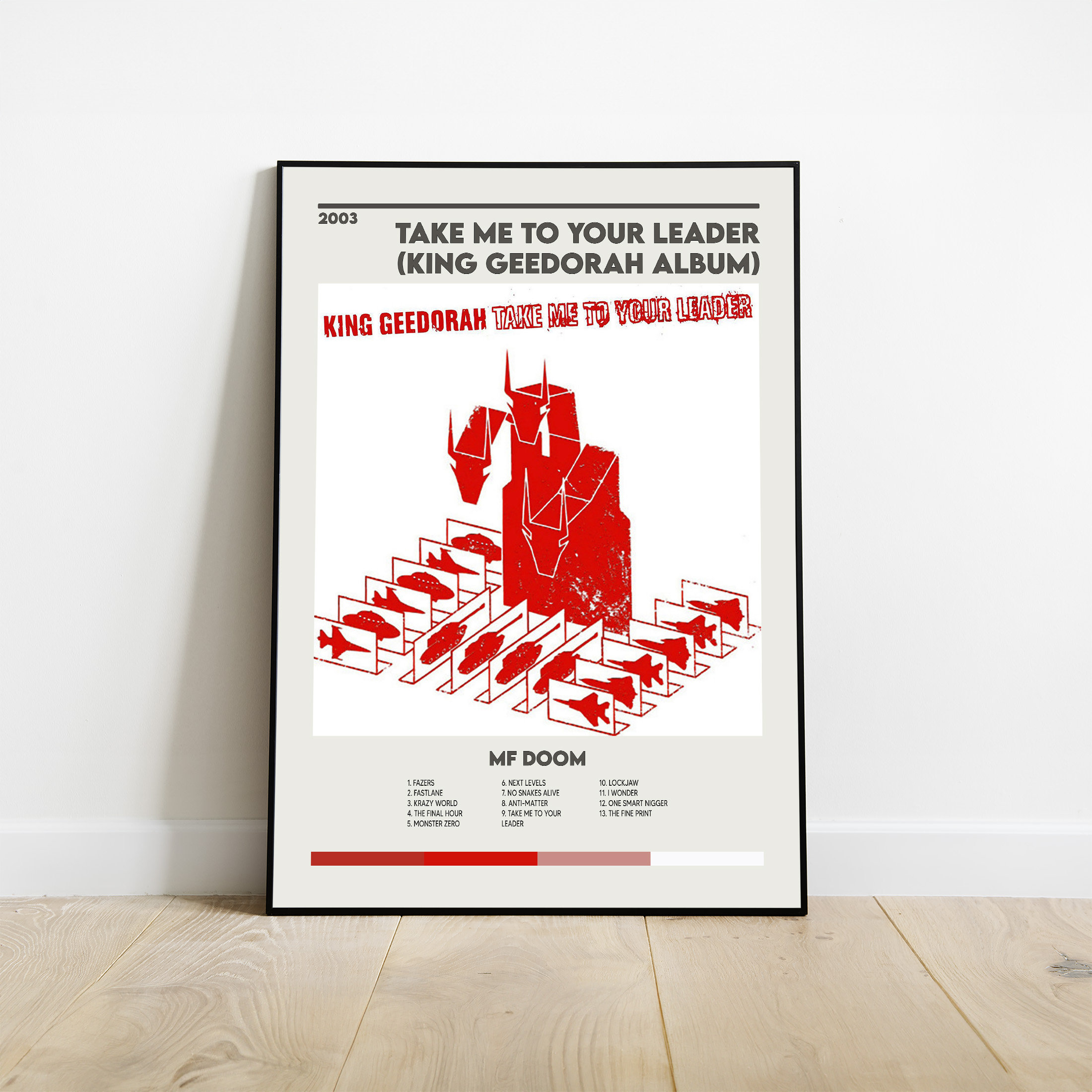 Mf Dooom Take me to Your Leader Album Cover Print Poster