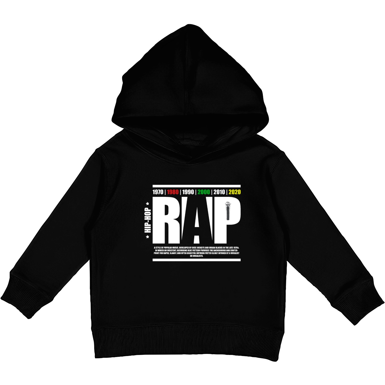 Hip-Hop Collection "Rap" Kids Pullover Hoodies