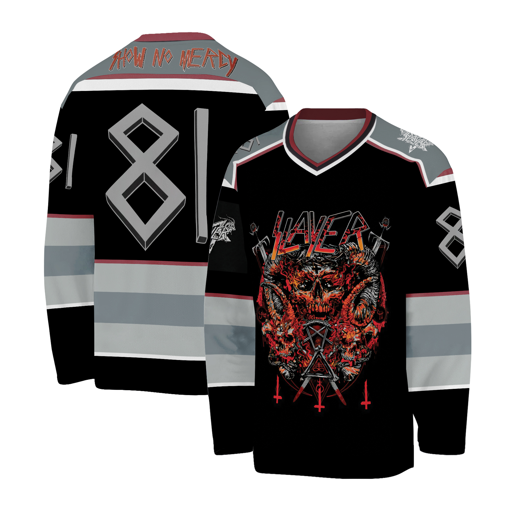 Amplified Show No Mercy Slayer Hockey Jersey