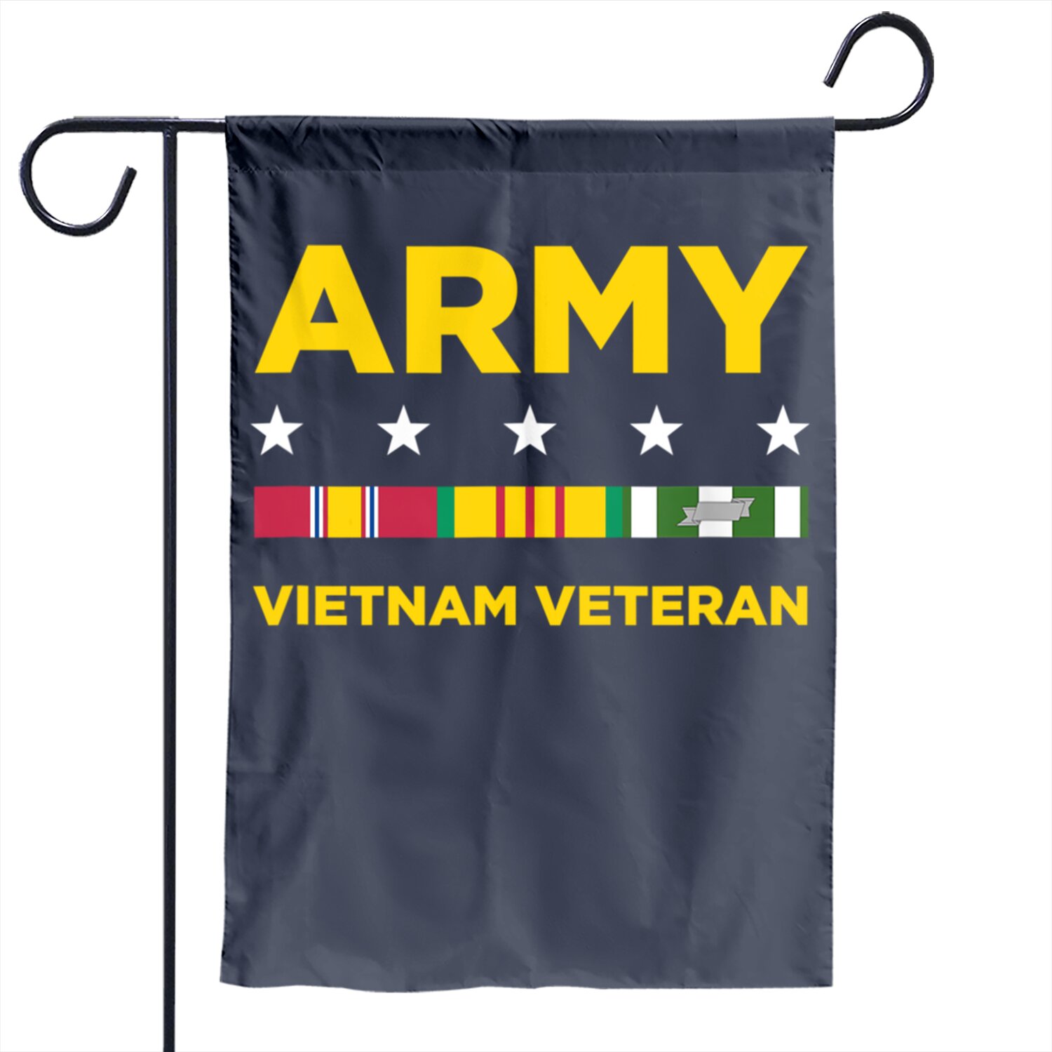 Mens Vietnam Veteran Garden Flag - Army
