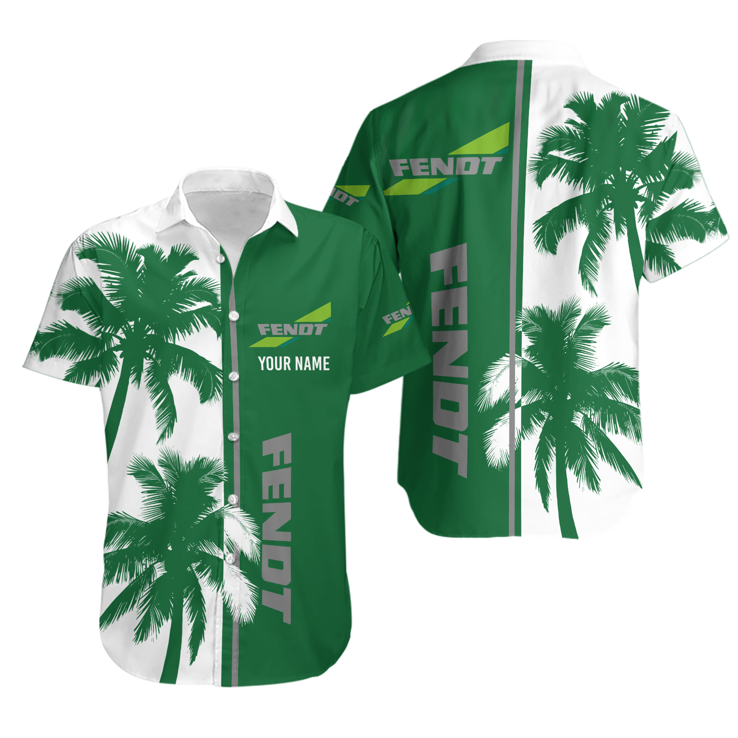 Fendt Hawaiian Shirt Style Classic Oversized Hawaiian