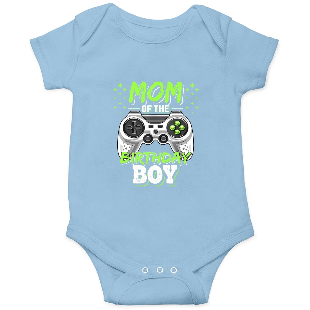 Mom Of The Birthday Boy Matching Video Gamer Birthday Party Baby Bodysuit