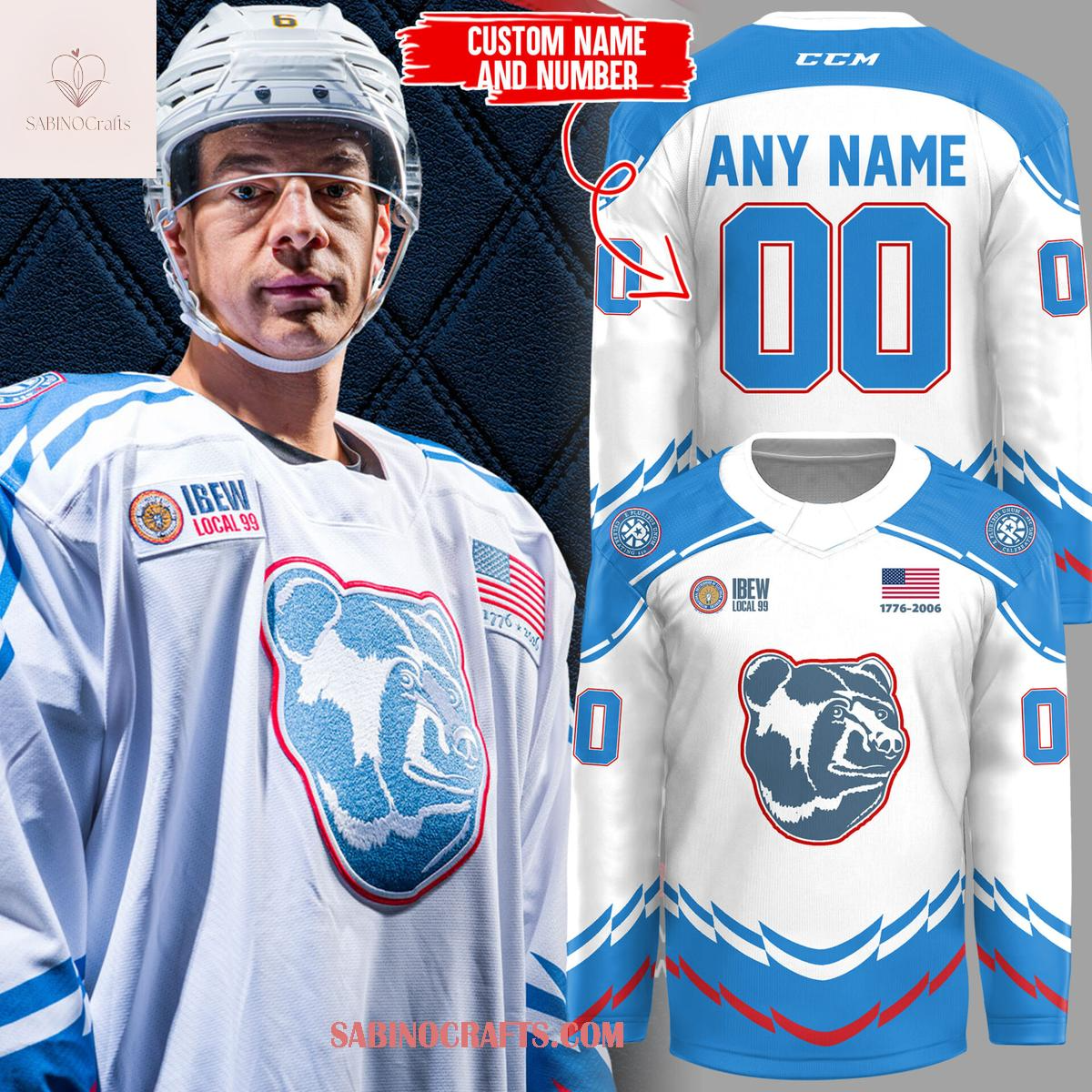 Providence Bruins Veteran Night 2026 Personalized Hockey Jersey