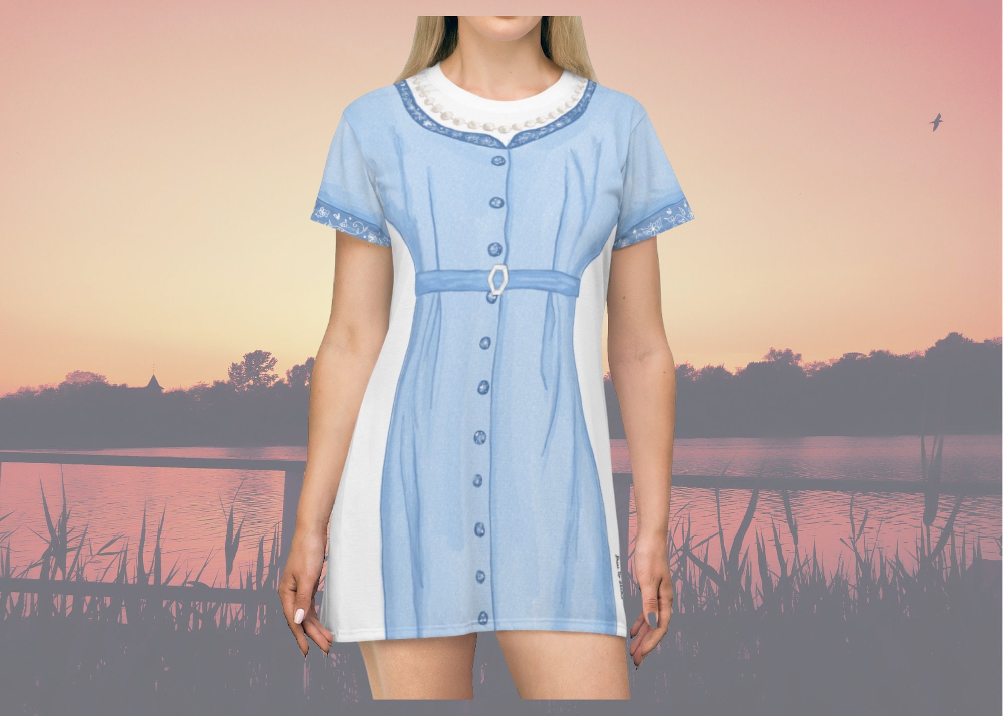 The Notebook Inspired T-Shirt Dress Women's Casual Dress