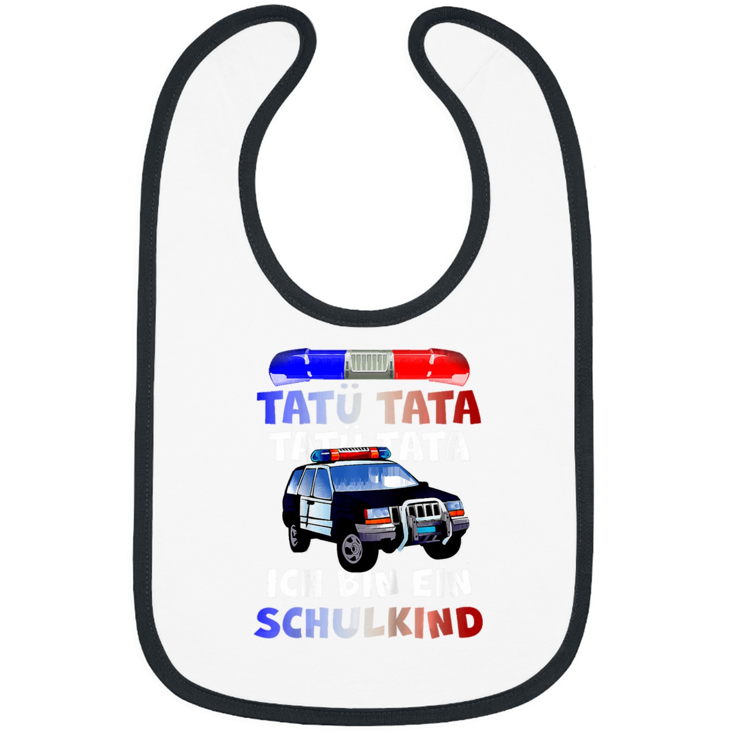 Kids Ich Bin Ein Schulkind Police 1st Class Enrolment Bibs