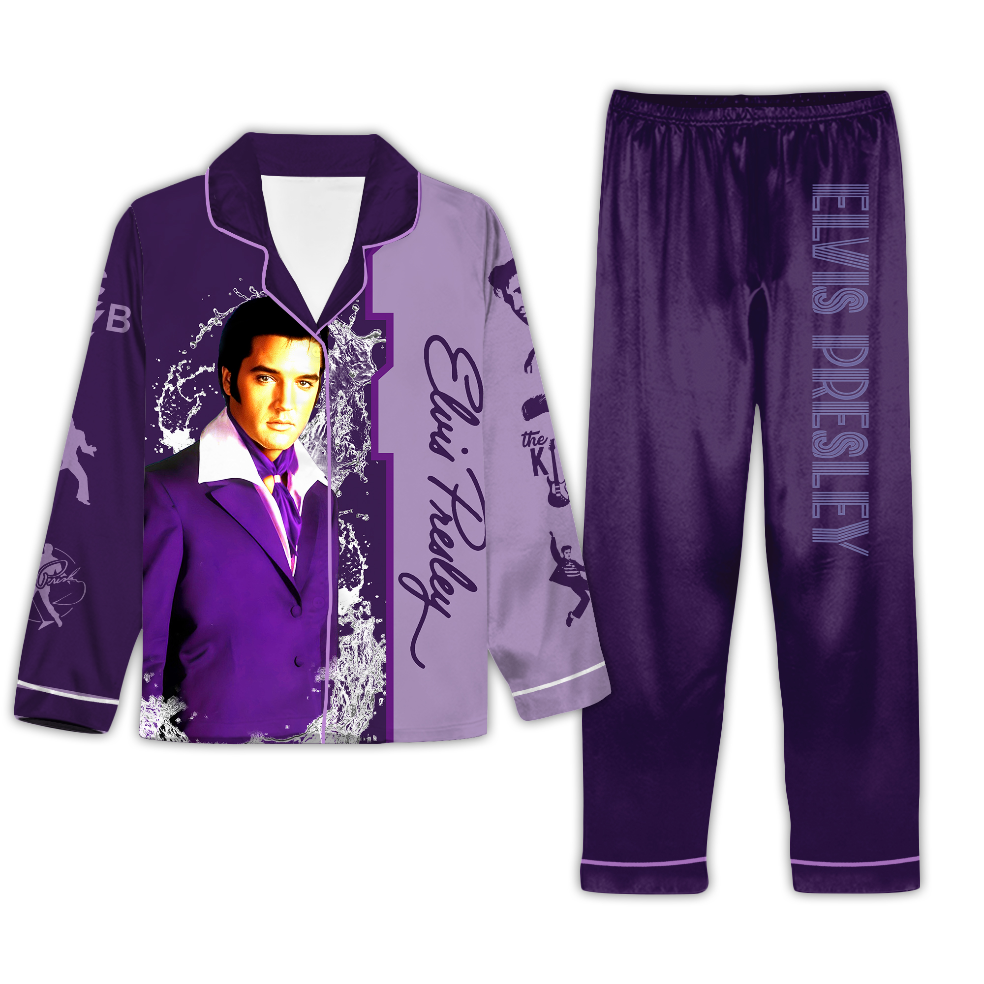 Elvis Presley Pajama Set Women, Elvis Presley Pajamas Set