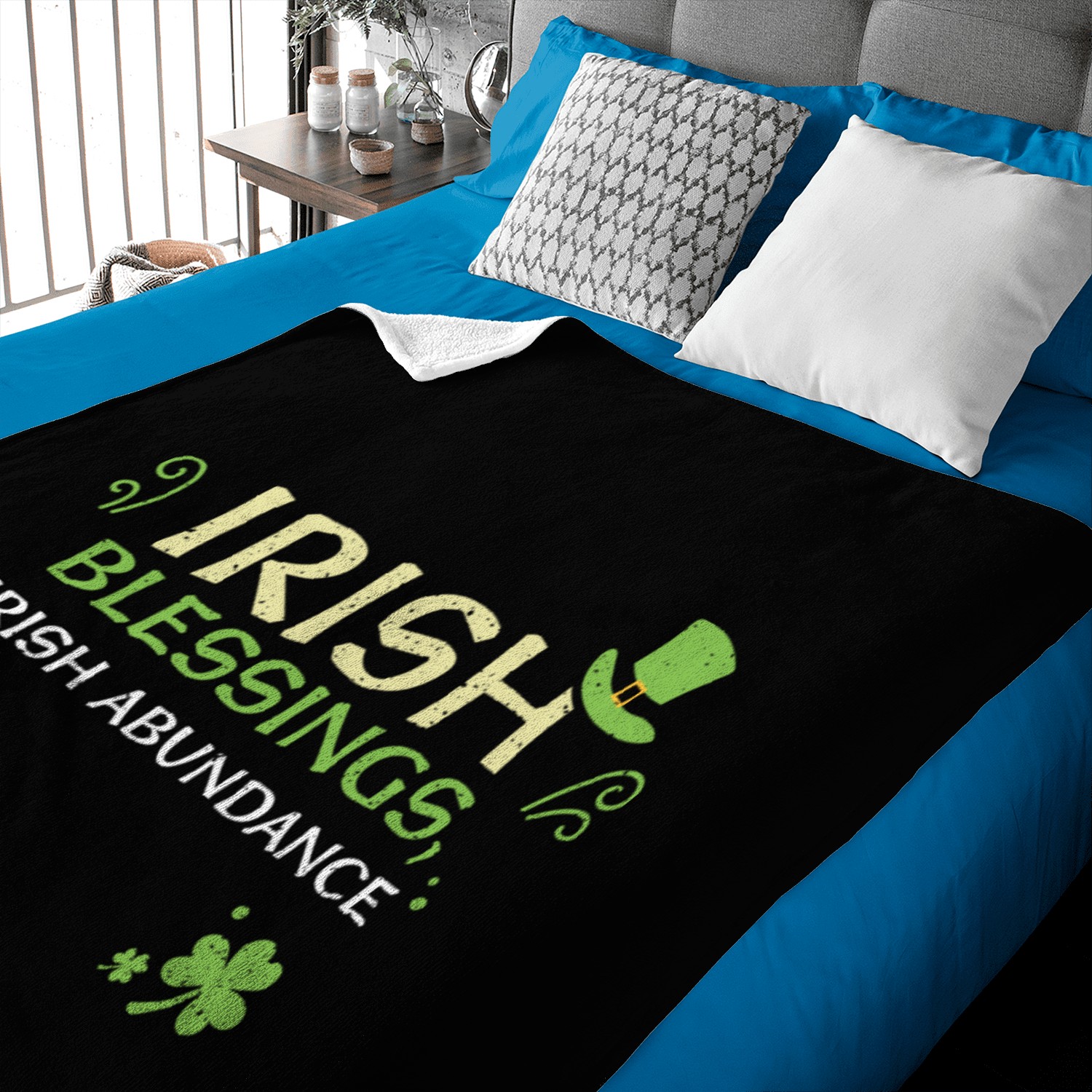 Irish blessings, Irish abundance Baby Blankets