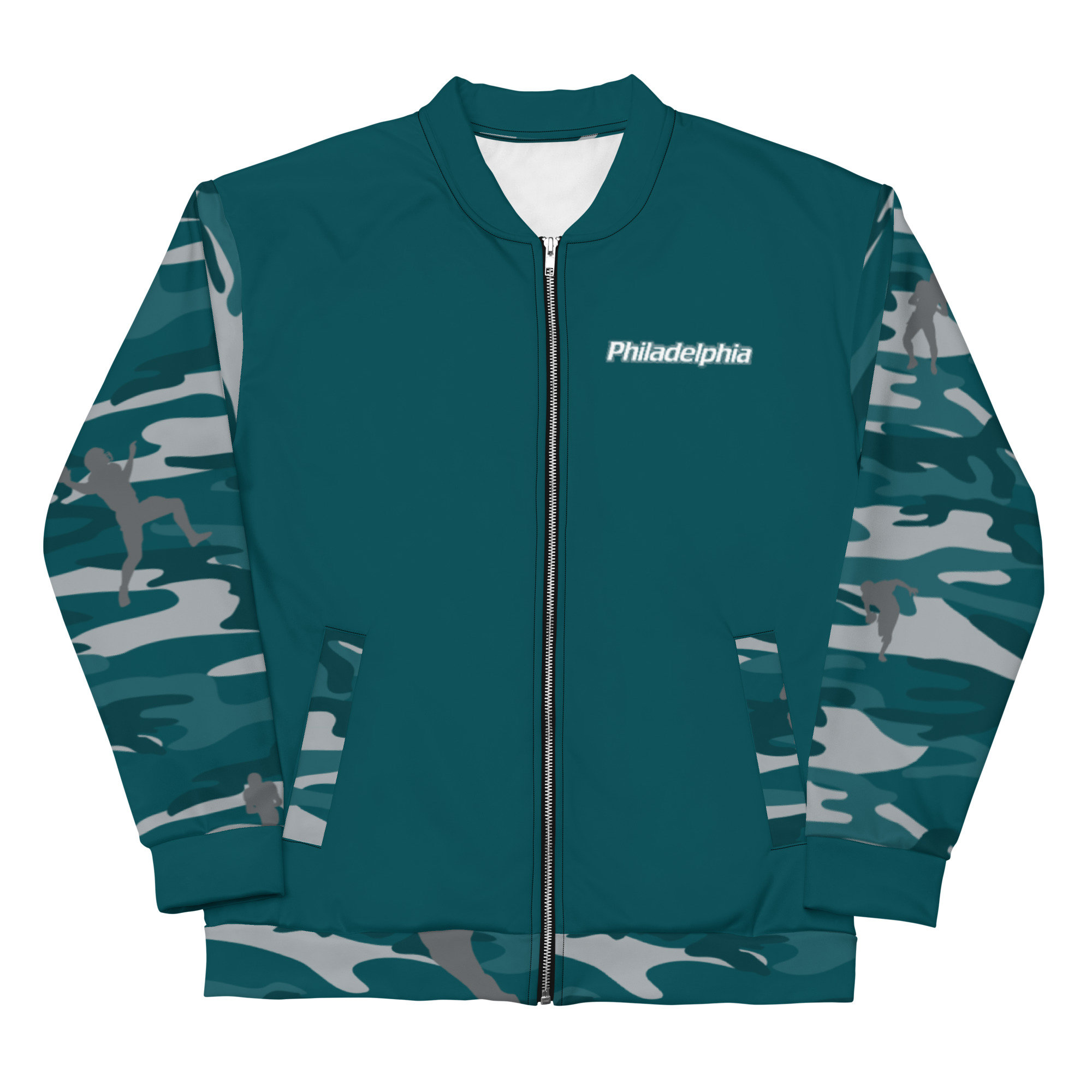 Philadelphia Football Camo Bomber Jacket