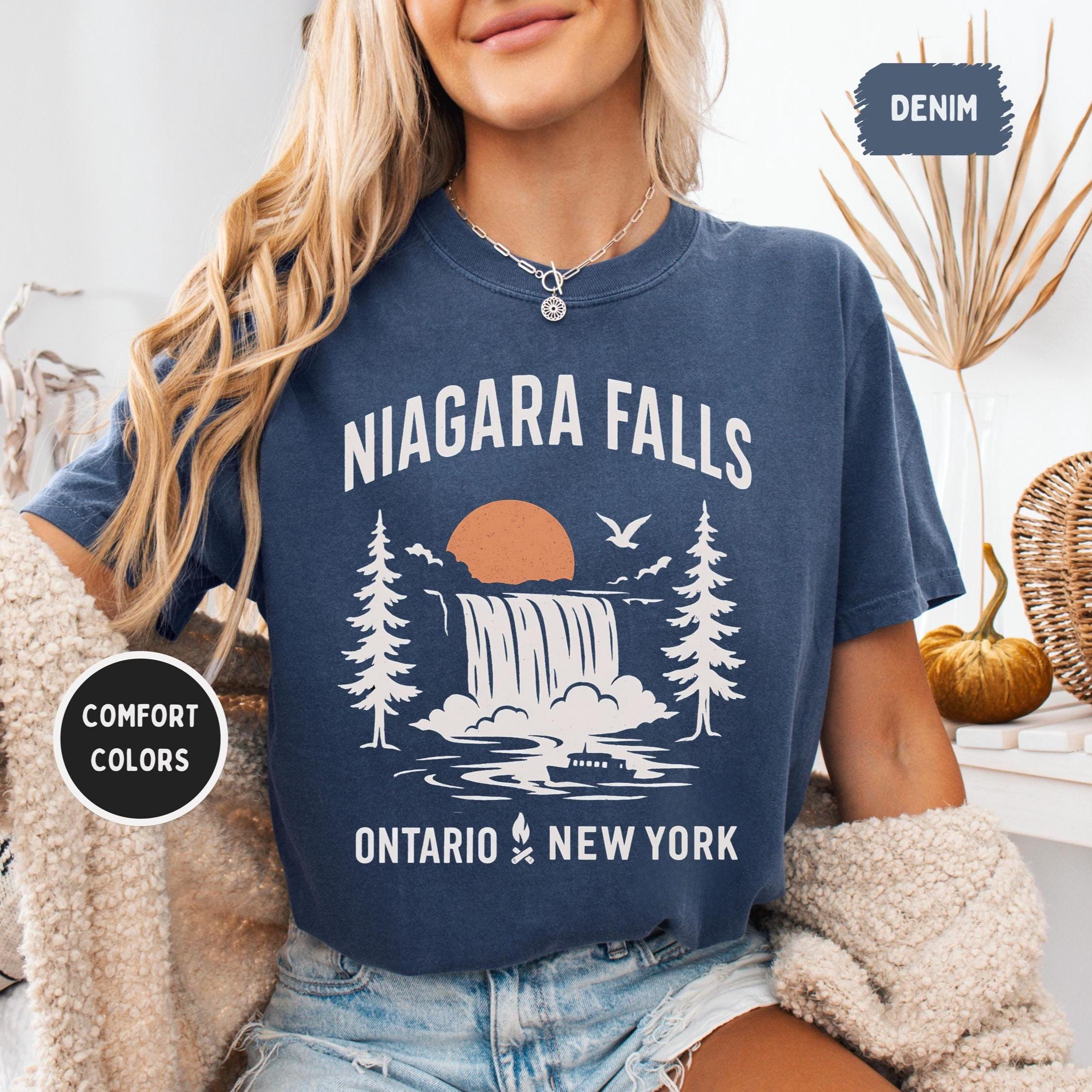 Vintage Niagara Falls T-Shirt, Tourist Gift, Vacation Apparel Ontario Canada Shirt, Buffalo New York