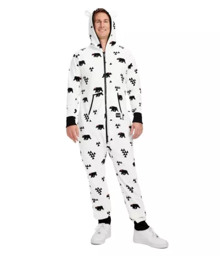 Christmas Men's Hooded Jumpsuit | Christmas Pajama Outfits | Family Matching Pajamas
