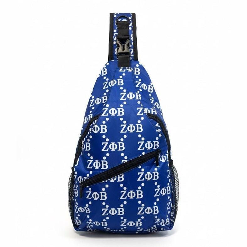 Zeta Sorority Greek Chest Bags, Gift For Fans
