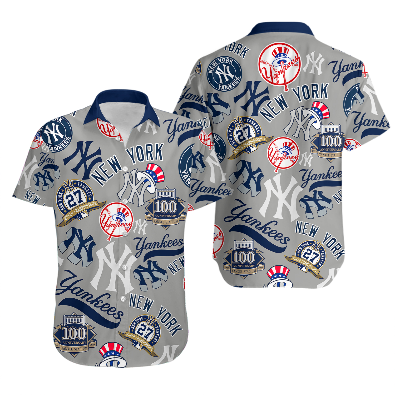 New York Baseball Team Yankeess Hawaiian Shirt