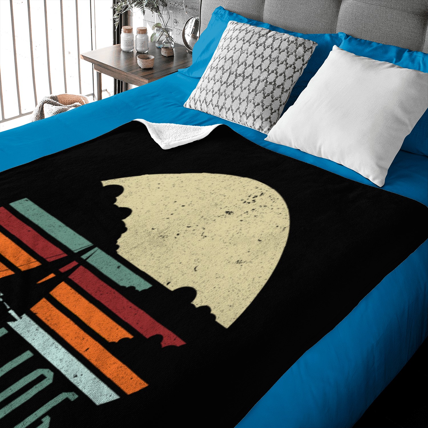 Sailing Retro Baby Blankets