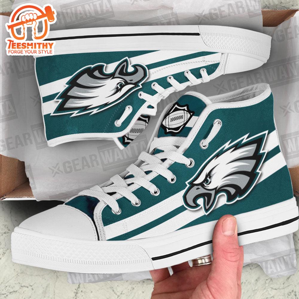 Philadelphia Eagles High Top Shoes
