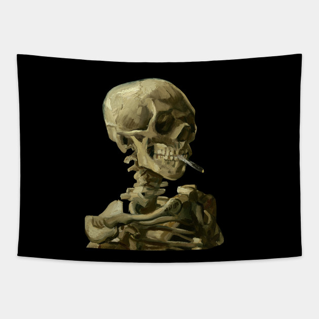 Van Gogh Skeleton - Van Gogh - Tapestry