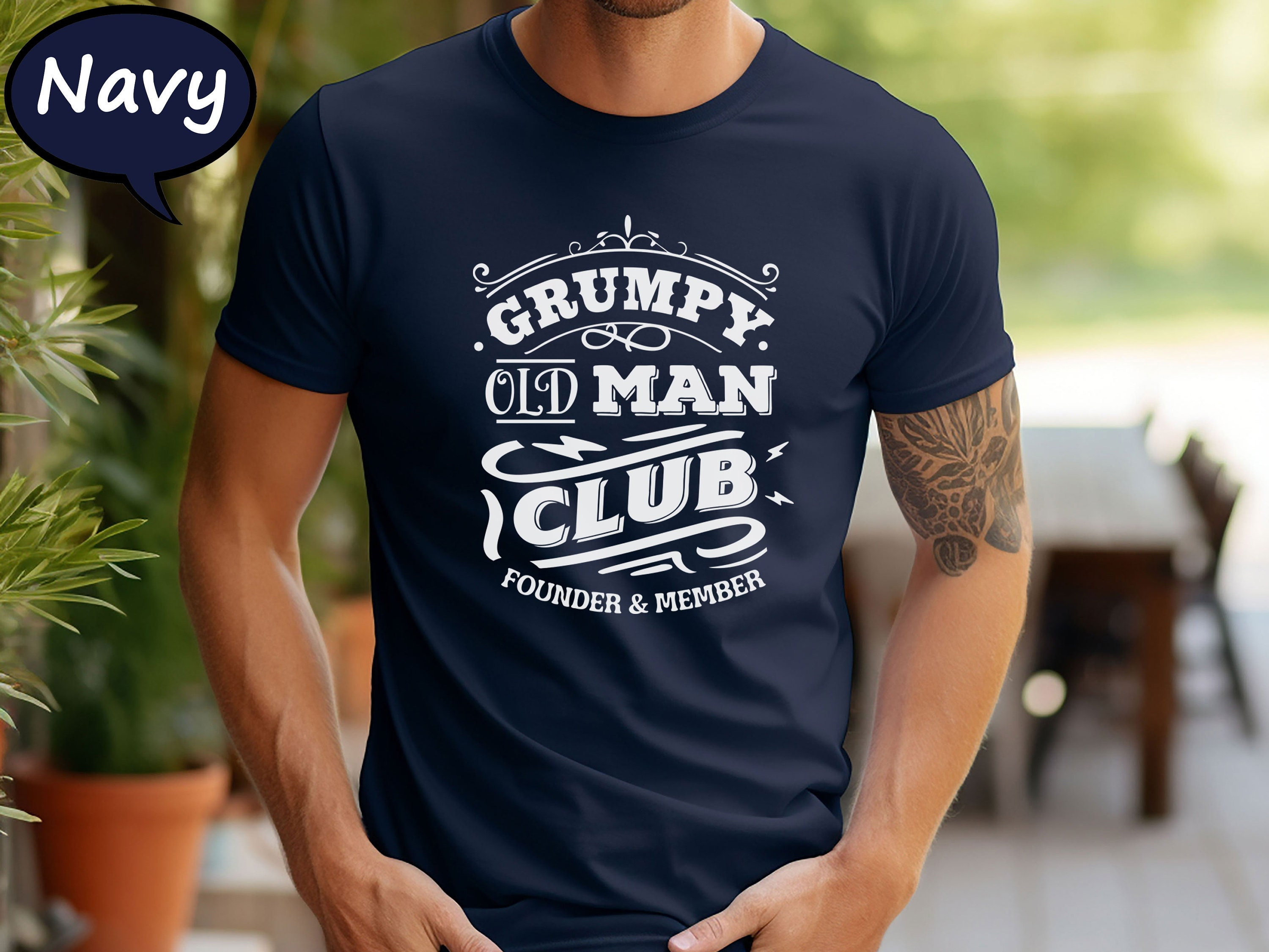 Grumpy Old Man Club Shirt, Grumpy Old Club Founder And Member Tee, Old Dad Shirt, Funny Dad Shirt, Grandpa Shirt, Father's Day Tee