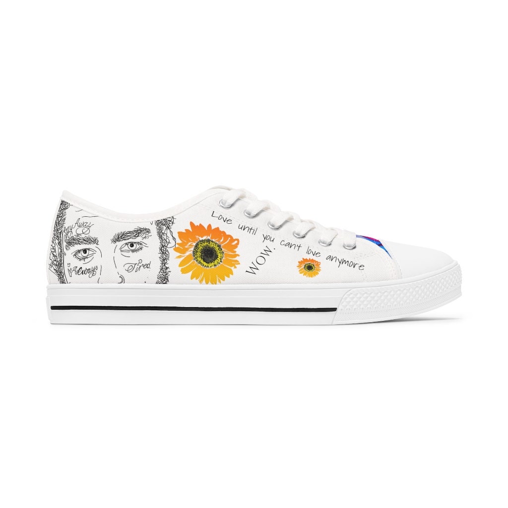 Post Malone Women's Canvas Low Top Sneakers