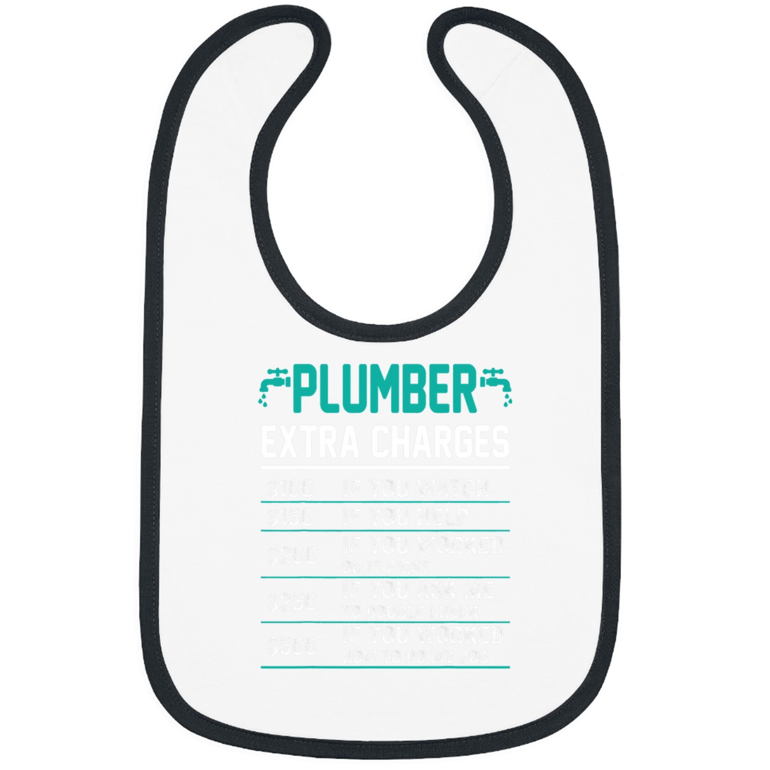 Plumbers Job Extra Charges Hourly Rate Plumbing Bibs