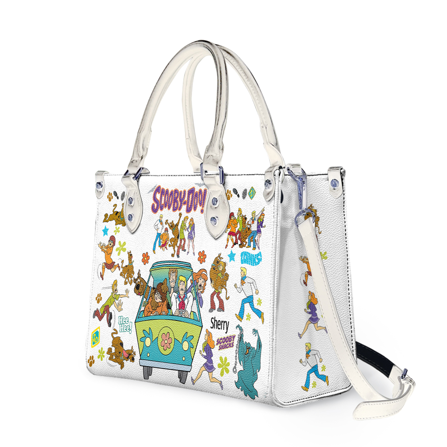 Scooby doo bag Custom Name, bags women leather
