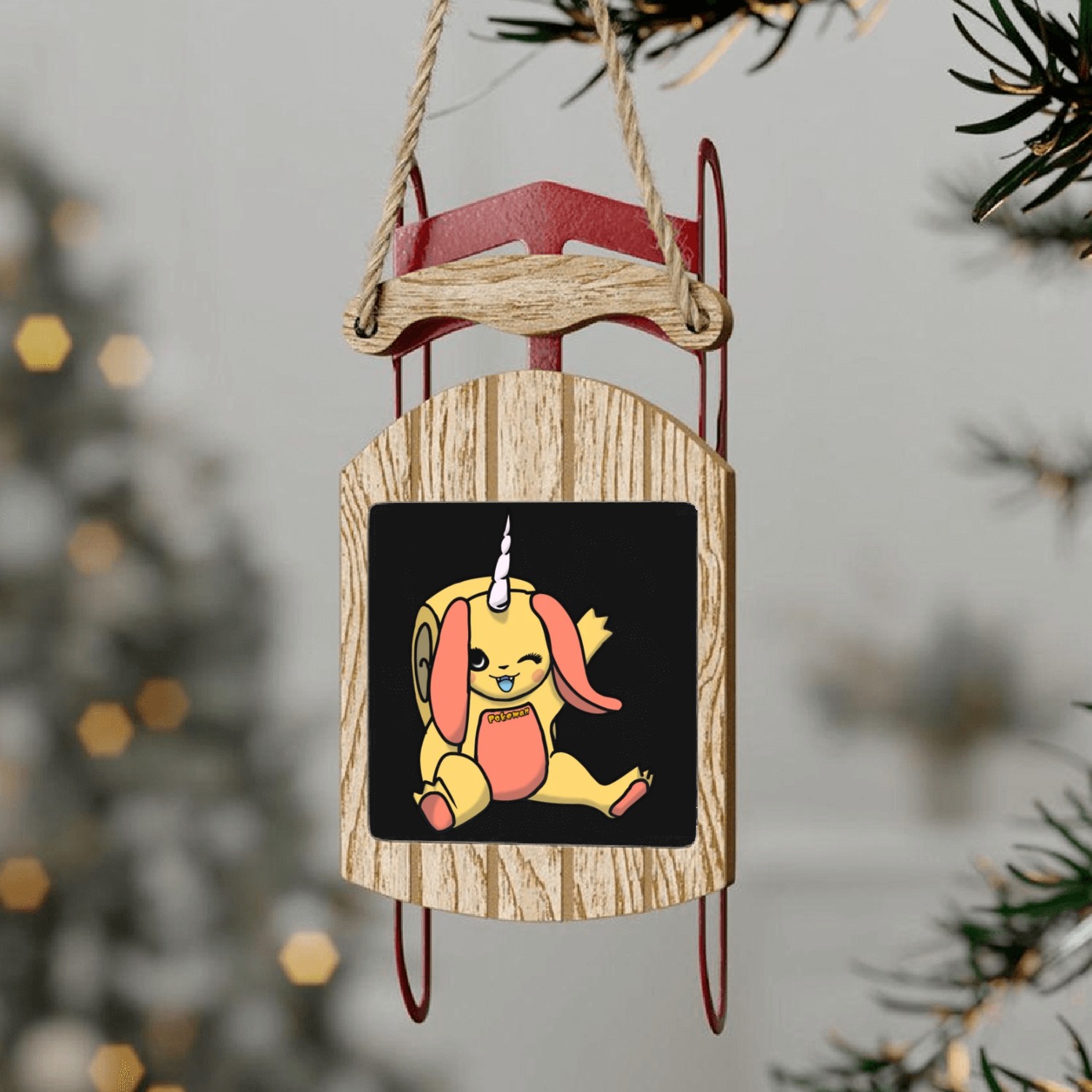 vikka pokeman Sled Ornaments