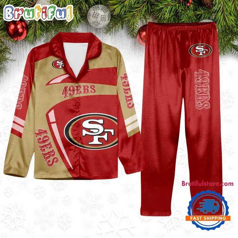 San Francisco Football Team Winter Season Pajamas Set