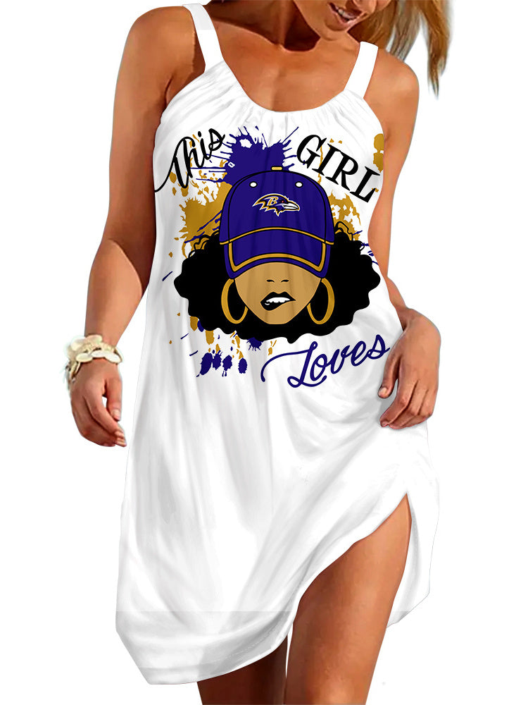 Baltimore Ravens Beach Dress