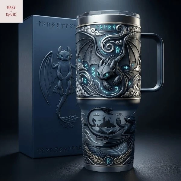 How To Train Your Dragon 40 oz Tumbler with Handle