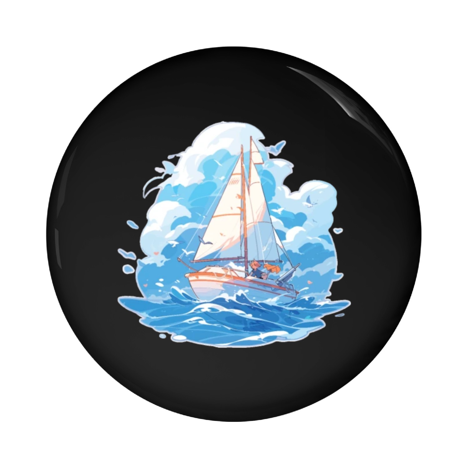 Sailing Sailing Ship Sailboat Regatta Sail Sail Pin Buttons