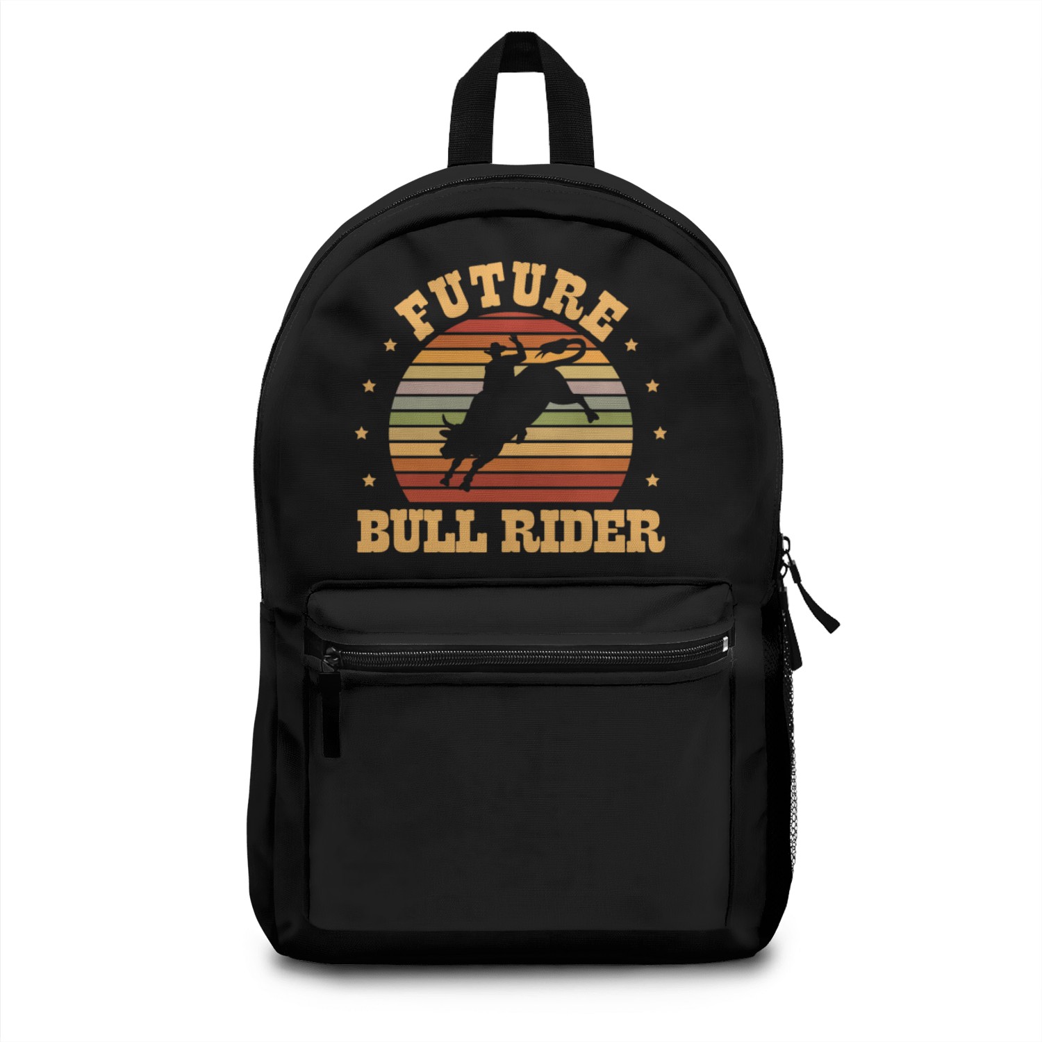 Future Bull Rider Bull Riding Western Rodeo Cowboy Backpacks