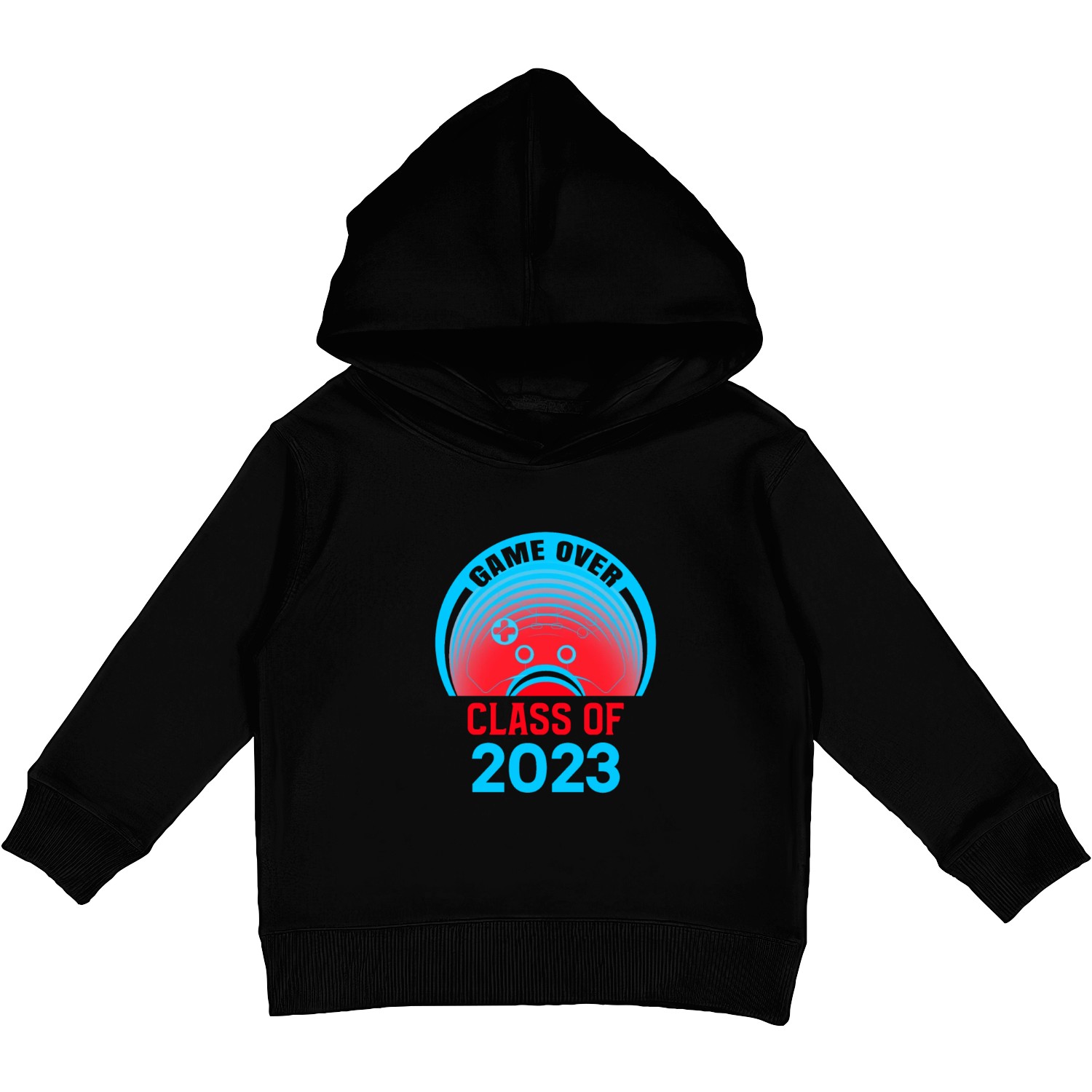 Game Over Class of 2023 Video Games Vintage Kids Pullover Hoodies