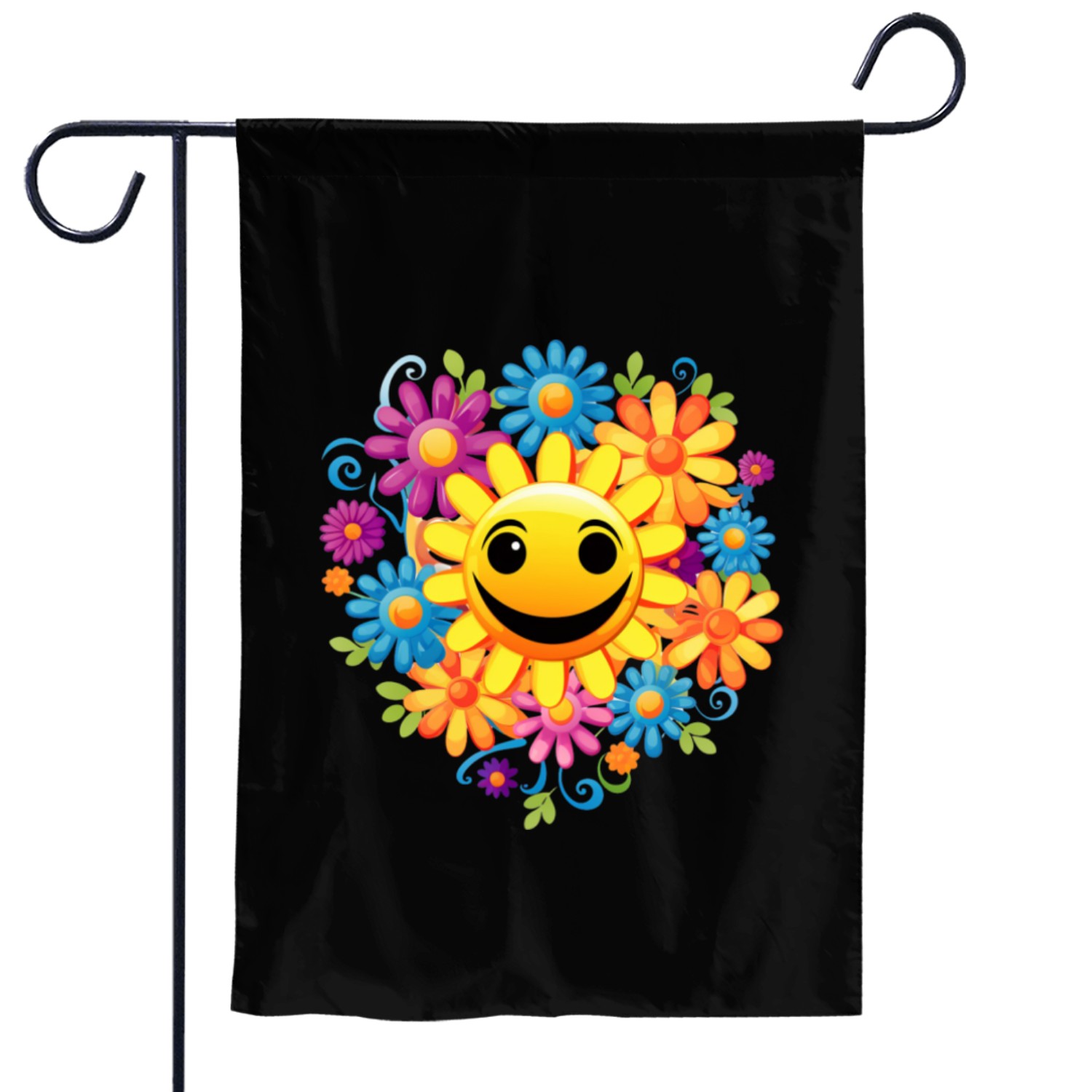 Sunny Smiles Garden Flags