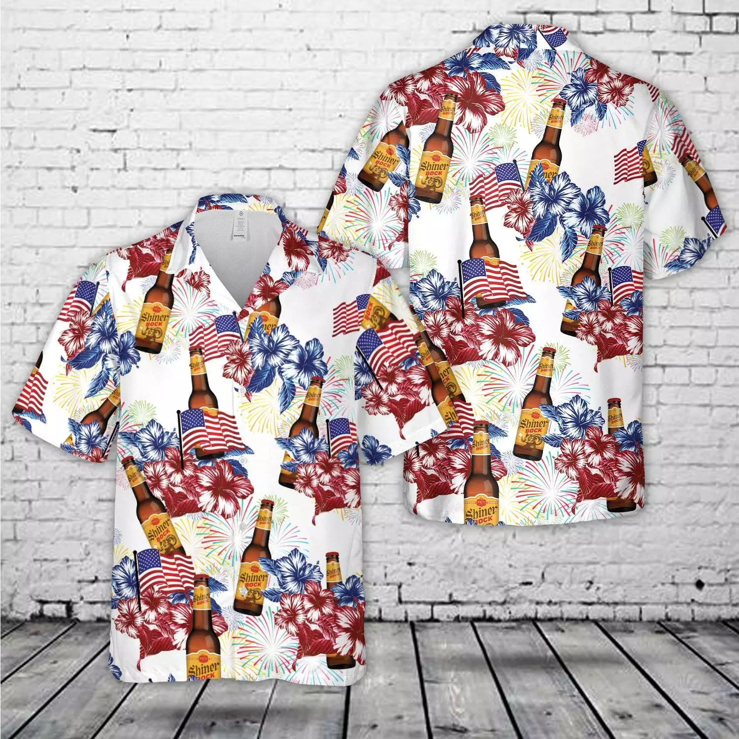 Shiner Bock Texas Beer 4th Of July Hawaiian Shirt Short Sleeve Summer Beach