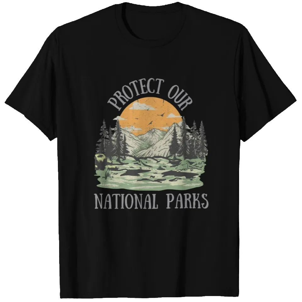 Vintage Protect Our National Parks Shirt, Protect Our Parks Tee, Unisex Garment-Dyed T-shirt, Protect Our Parks, Public Lands, Wildlife
