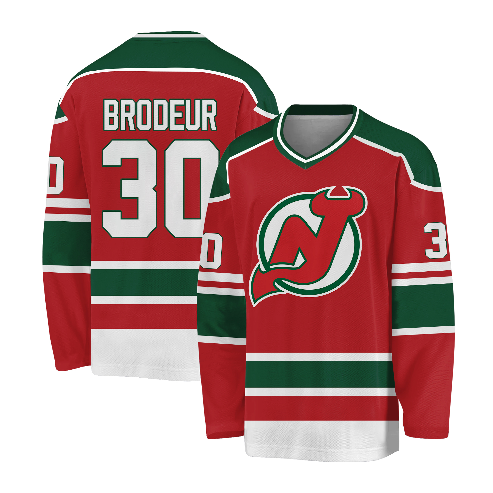 Martin Brodeur New Jersey Devils Men's Hockey Jersey Red Green