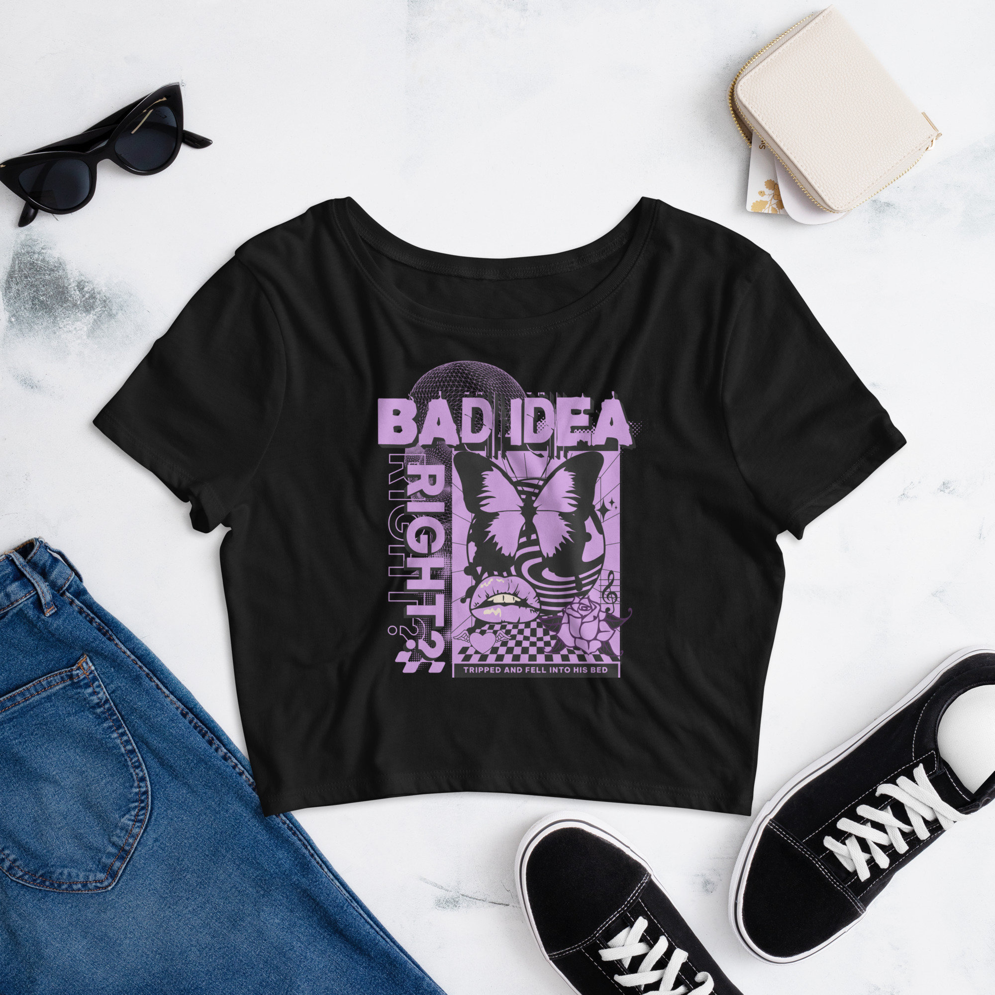 Bad Idea Right? Crop Top
