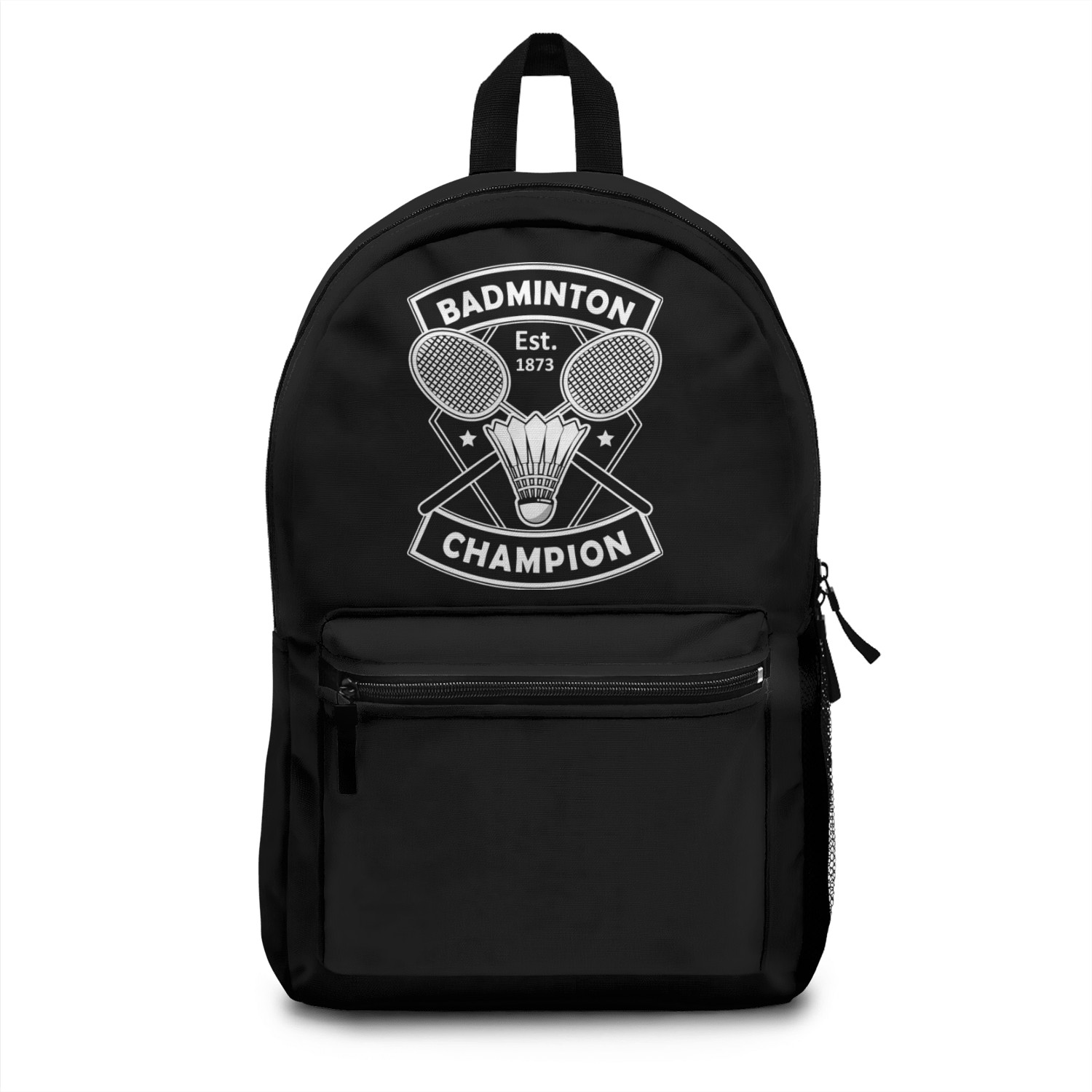 Cool Vintage Badminton Lover Design Backpacks