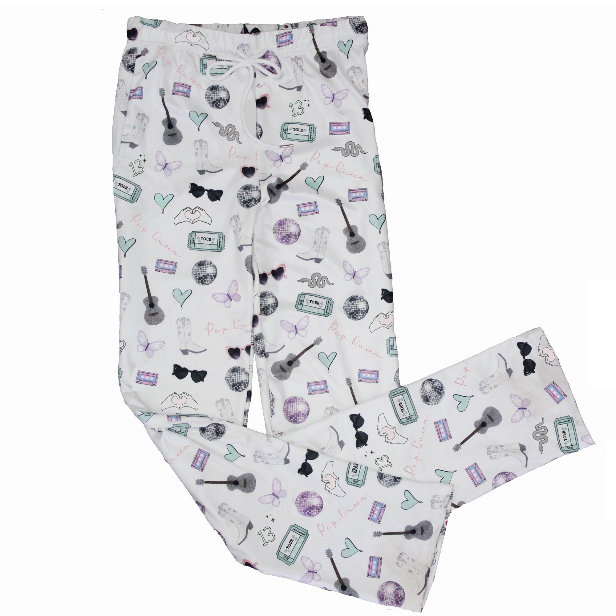 Pop Star Women's Pajamas Pants, Sleepwear, Homewear, Comfortable Pants For Women, Gift For Her/Mom