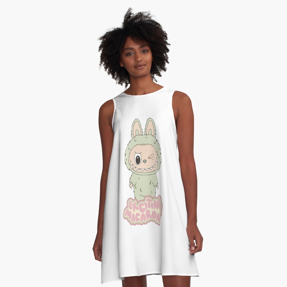 Labubu A-Line Dress, Gift for Her