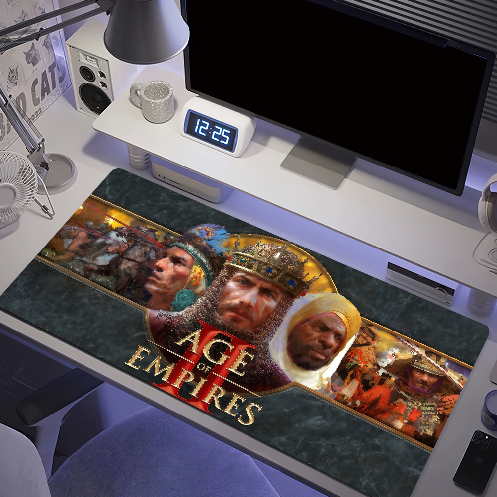 Age of Empires II Definitive Edition Mouse Pad, Gamer Desk Mat, Large Desk Mat, Desk Accessories, Home Office, Dorm Decor, Coworker Gifts