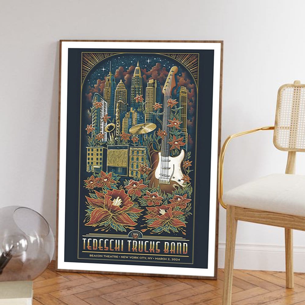 Tedeschi Trucks Band New York, Beacon Theater 2 Mar 2024 Poster