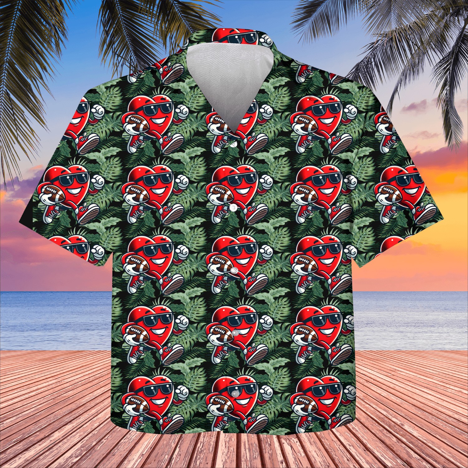 Valentines Day for Baseball Lover Baseball Kids Hawaiians