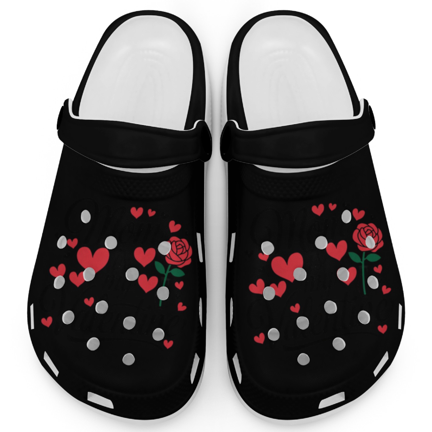 Mom is My Valentine Clogs