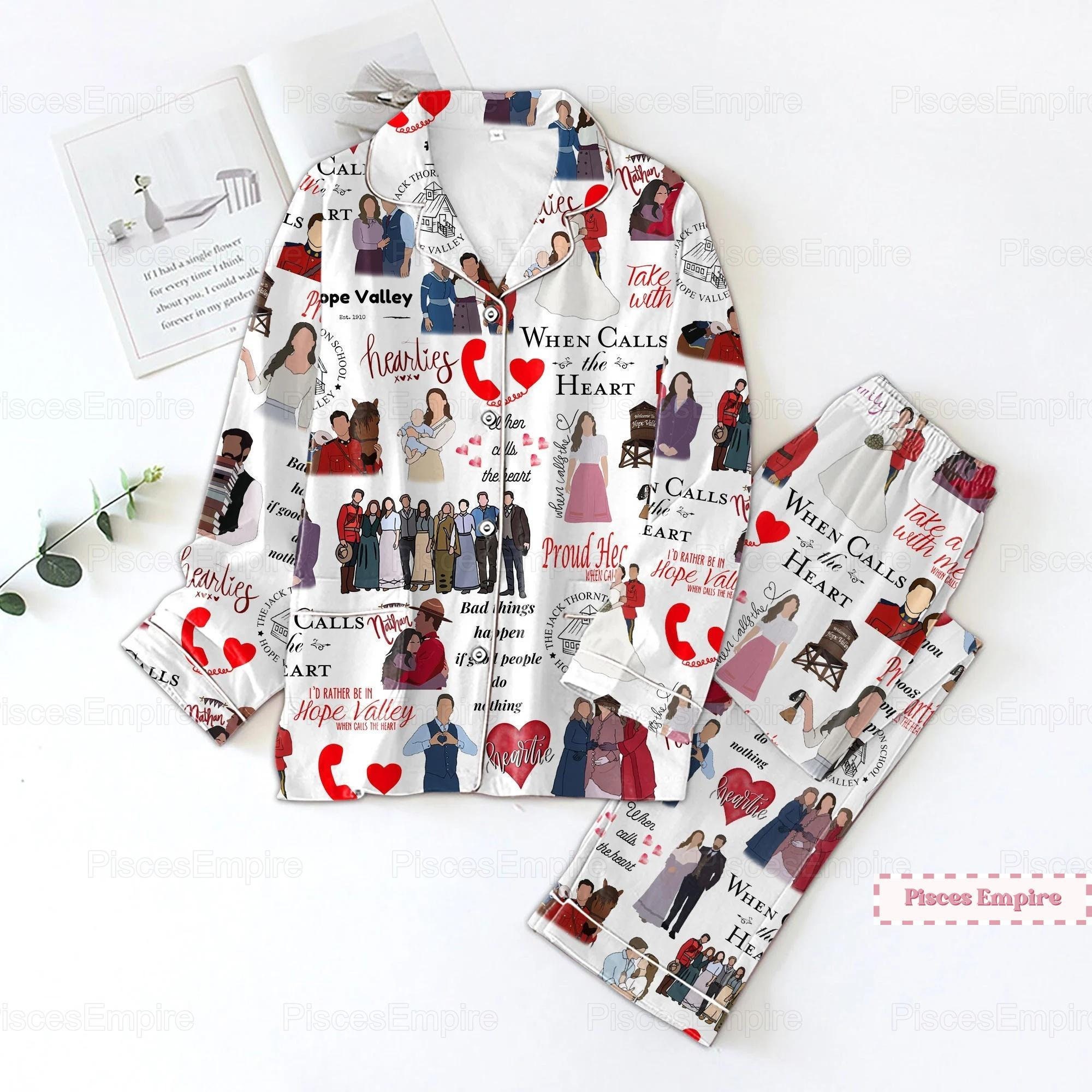 When Calls the Heart Pajamas, When Calls the Heart Pajamas Set, Elizabeth Thatcher Pajamas Pants