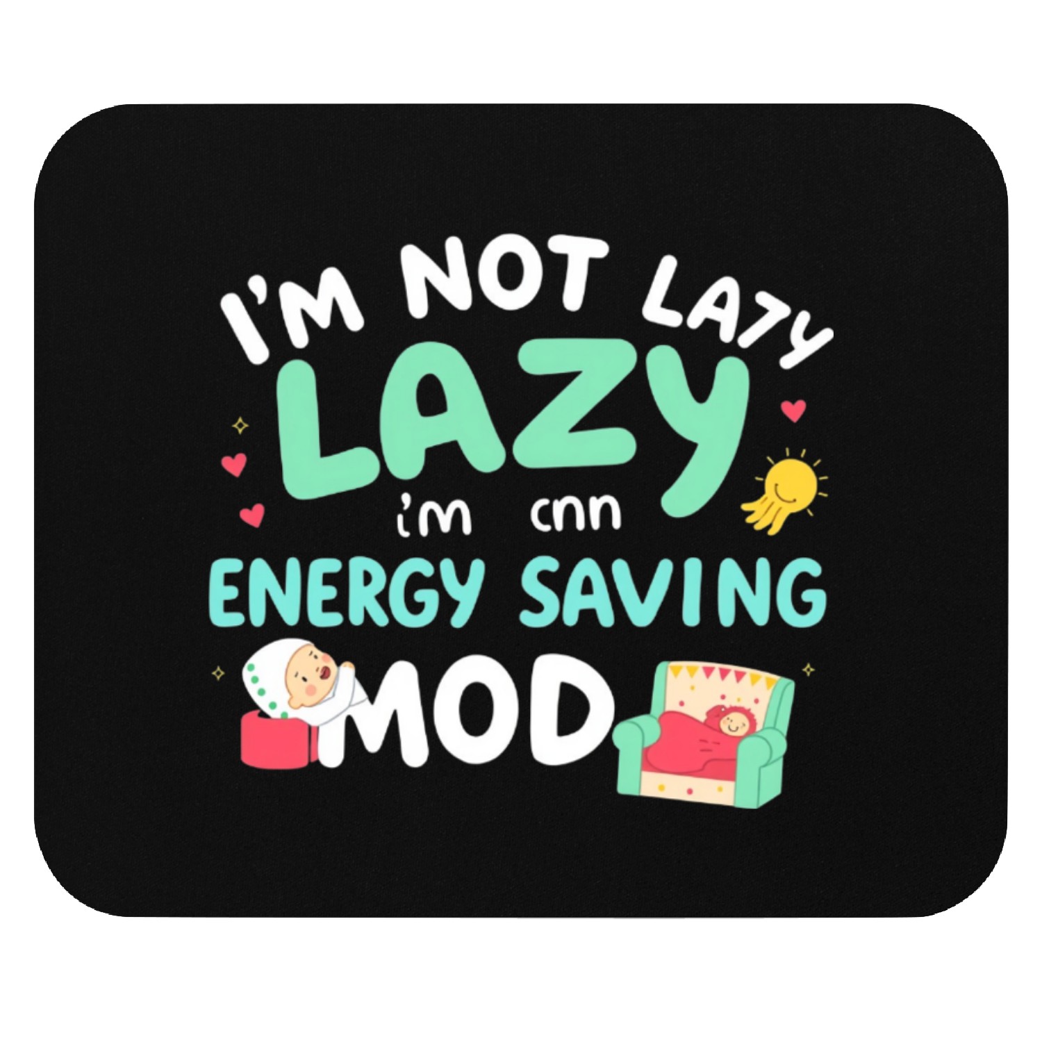 Lazy Energy Saving Mood Mouse Pads