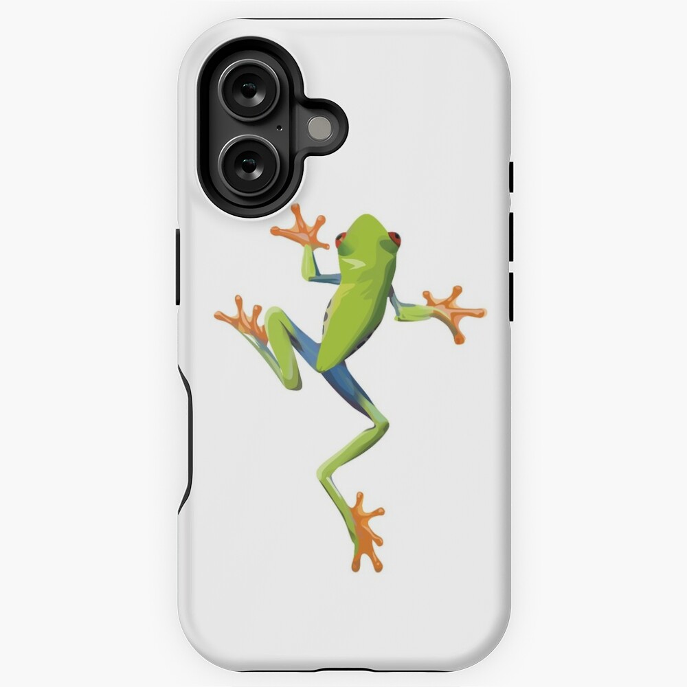 Greenery tree-frog iPhone Case